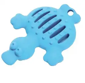 Homepet Dental Игрушка Утка для собак, для чистки зубов, голубая