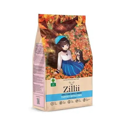 Купить zilli сухой корм для взрослых собак мелких пород Индейка с Ягнёнком