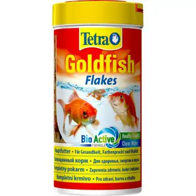 Купить tetra goldfish flocken корм для золотых и холодноводных рыб, хлопья