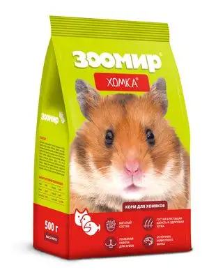 Купить ЗООМИР "Хомка" Сухой корм для хомяков и других мелких грызунов