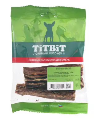 Купить titbit Лакомство для собак мелких пород вымя говяжье