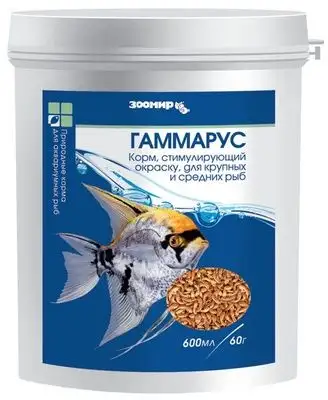 Купить ЗООМИР Гаммарус корм для рыб, рептилий, земноводных, птиц 