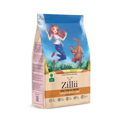 Купить zilli сухой корм для взрослых собак всех пород Индейка с Ягнёнком