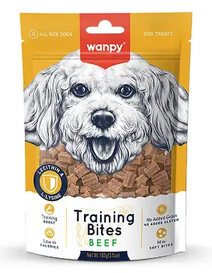 Купить wanpy dog лакомство для собак "Тренировочные кусочки" из говядины 