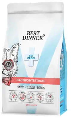Купить best dinner vet profi gastrointestinal сухой корм для кошек при проблемах пищеварения