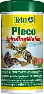 Купить tetra  pleco spirulina wafer корм для сомов крупные чипсы