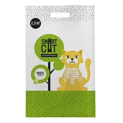 Купить smart cat кукурузный наполнитель для кошек