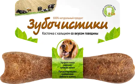 Купить Зубочистики лакомство для собак средних пород Говядина