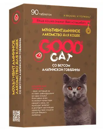 Купить good cat Мультивитаминное лакомство для кошек со вкусом альпийской говядины