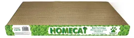 Купить homecat когтеточка для кошек "Мятная волна» штиль гофрокартон