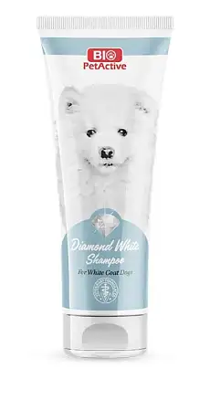 Купить biopetactive diamond white shampoo для собак с белой шерстью
