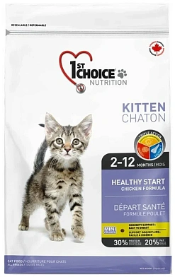 1st Choice сухой корм для котят с цыпленком (Здоровый старт)