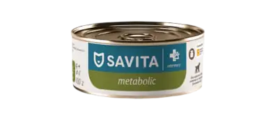 Savita vet Metabolic консервы для взрослых собак для снижения веса, склонных к ожирению