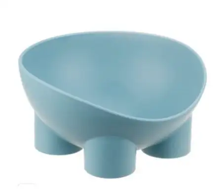 Купить homepet frost touch Слоник миска пластиковая для собак и кошек на ножках, серо-голубая