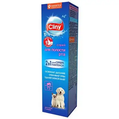 Cliny спрей для полости рта для кошек и собак