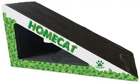 Купить homecat когтеточка для кошек треугольник большой с кошачей мятой гофрокартон