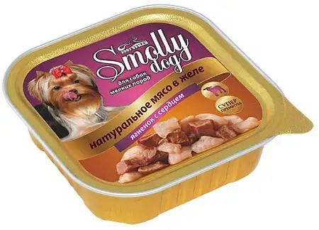 Купить Зоогурман влажный корм для собак "smolly dog" ягненок с сердцем (ламистер)