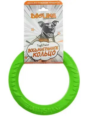 Doglike игрушка для собак Кольцо 8-мигранное DL миниатюрное зеленое