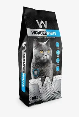 Wonder White Carbon Effect наполнитель для кошек комкующийся c активированным углем без ароматизатора