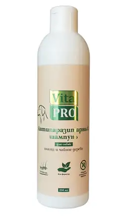Купить vita pro биошампунь для собак антипаразитарный, с маслом пихты и чайного дерева