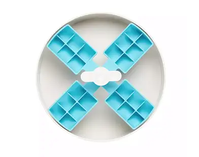 PetDreamHouse SPIN Interactive Feeder Windmill Blue Easy Интерактивная система кормления СПИН - Ветряная Мельница