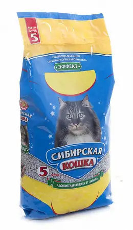 Купить Сибирская кошка наполнитель для кошек впитывающий  эффект