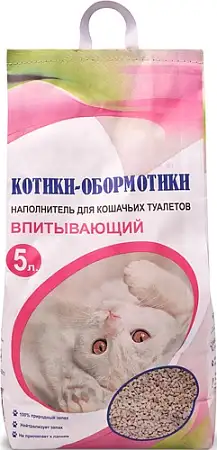 Купить Котики Обормотики Наполнитель для кошек впитывающий
