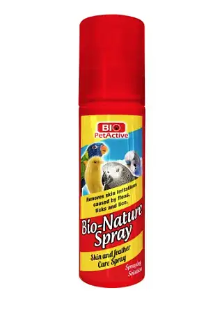 Купить  biopetactive bio nature спрей для ухода за кожей и перьями клеточных птиц и голубей