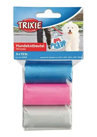 Купить trixie Пакеты для уборки за собаками цветные