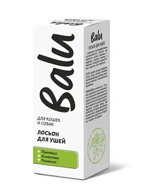 BALU Лосьон для ушей для кошек и собак