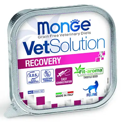 Monge VetSolution Cat Recovery Диетический корм для кошек при восстановлении питания в период выздоровления (ламистер)