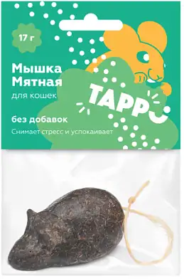 Tappi игрушка для кошек мышка из кошачьей мяты