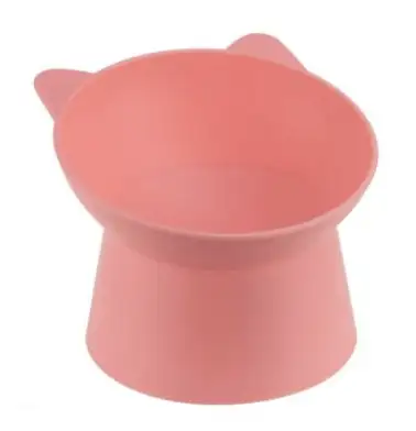 HOMEPET Frost Touch Китти миска пластиковая на подставке для собак и кошек, коралловая